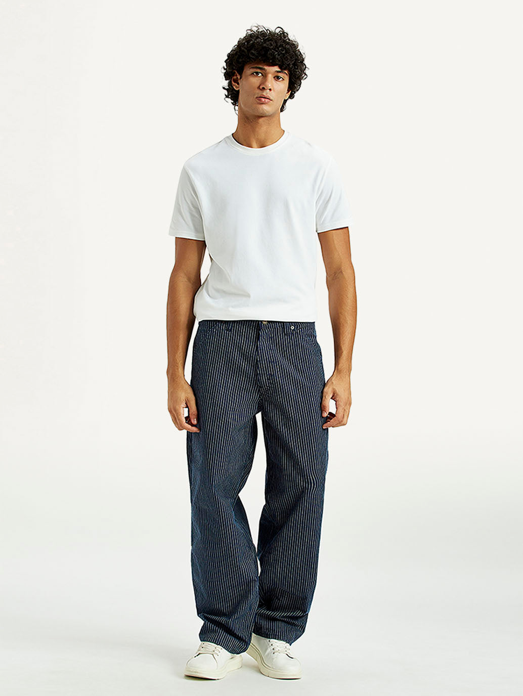 Men's 578 Dark Indigo Baggy Fit Mid Rise Carpenter Jeans