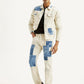 Men's 555 Off White Loose Fit Mid Rise Jeans - Styleshot View