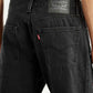 Men's 555 Black Patchwork Loose Fit Mid Rise Jeans - Detail View
