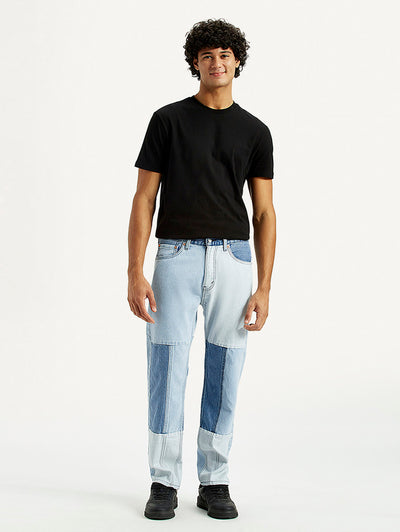 levi's Men's 505 Med Indigo Straight Fit Mid Rise Jeans-picture-25