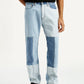 Men's 505 Med Indigo Straight Fit Mid Rise Jeans - Front View