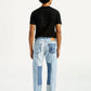 Men's 505 Med Indigo Straight Fit Mid Rise Jeans - Back View