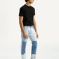 Men's 505 Med Indigo Straight Fit Mid Rise Jeans - Side View