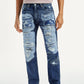 Men's 505 Mid Indigo Straight Fit Mid Rise Jeans - Front View