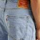 Men's Light-Blue Loose Fit Shorts - Detail View