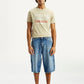 Men's 568 Light Indigo Loose Fit Mid Rise Shorts - Front View