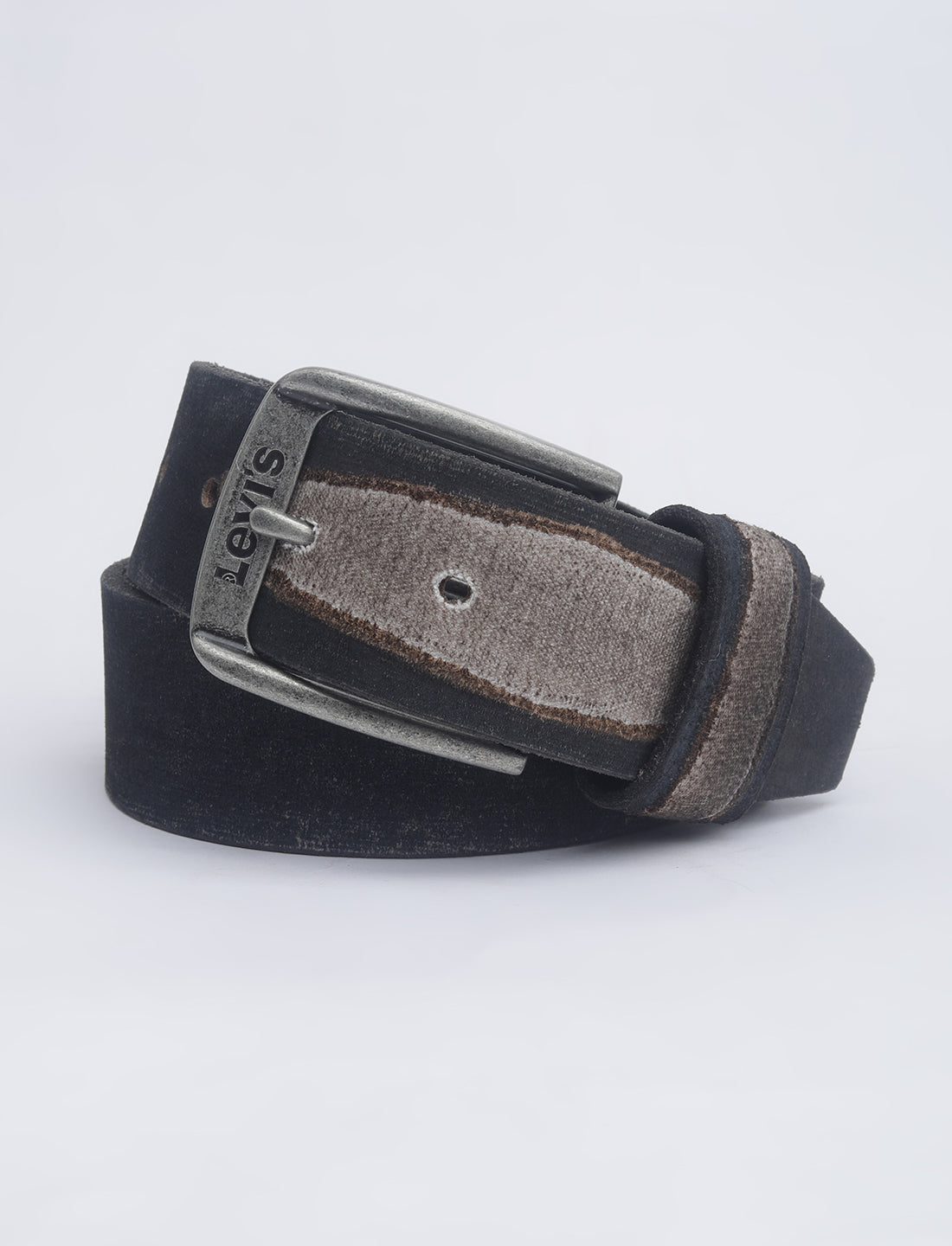 Men's Blue Textured Belt - 03 View