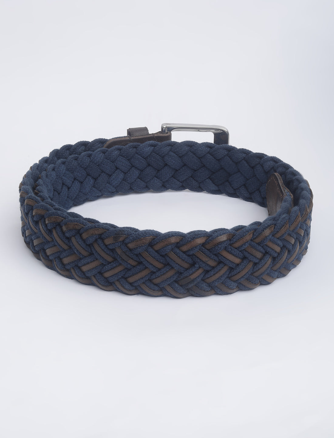 Men's Brown Textured Belt - 02 View