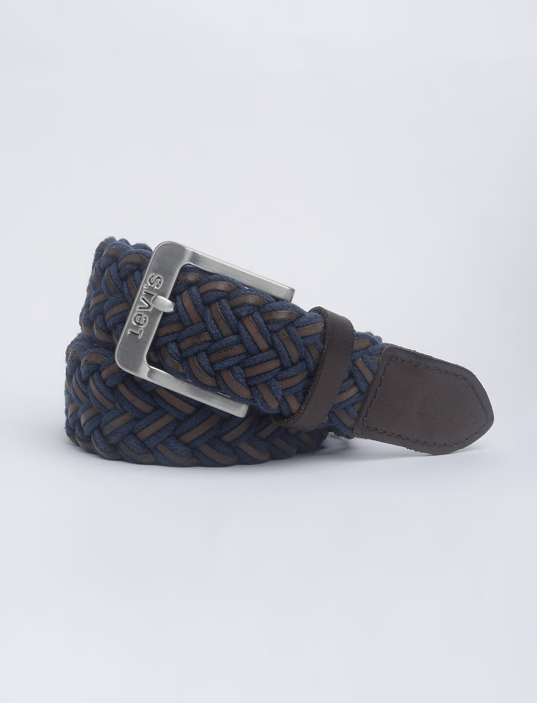 Men's Brown Textured Belt - 03 View