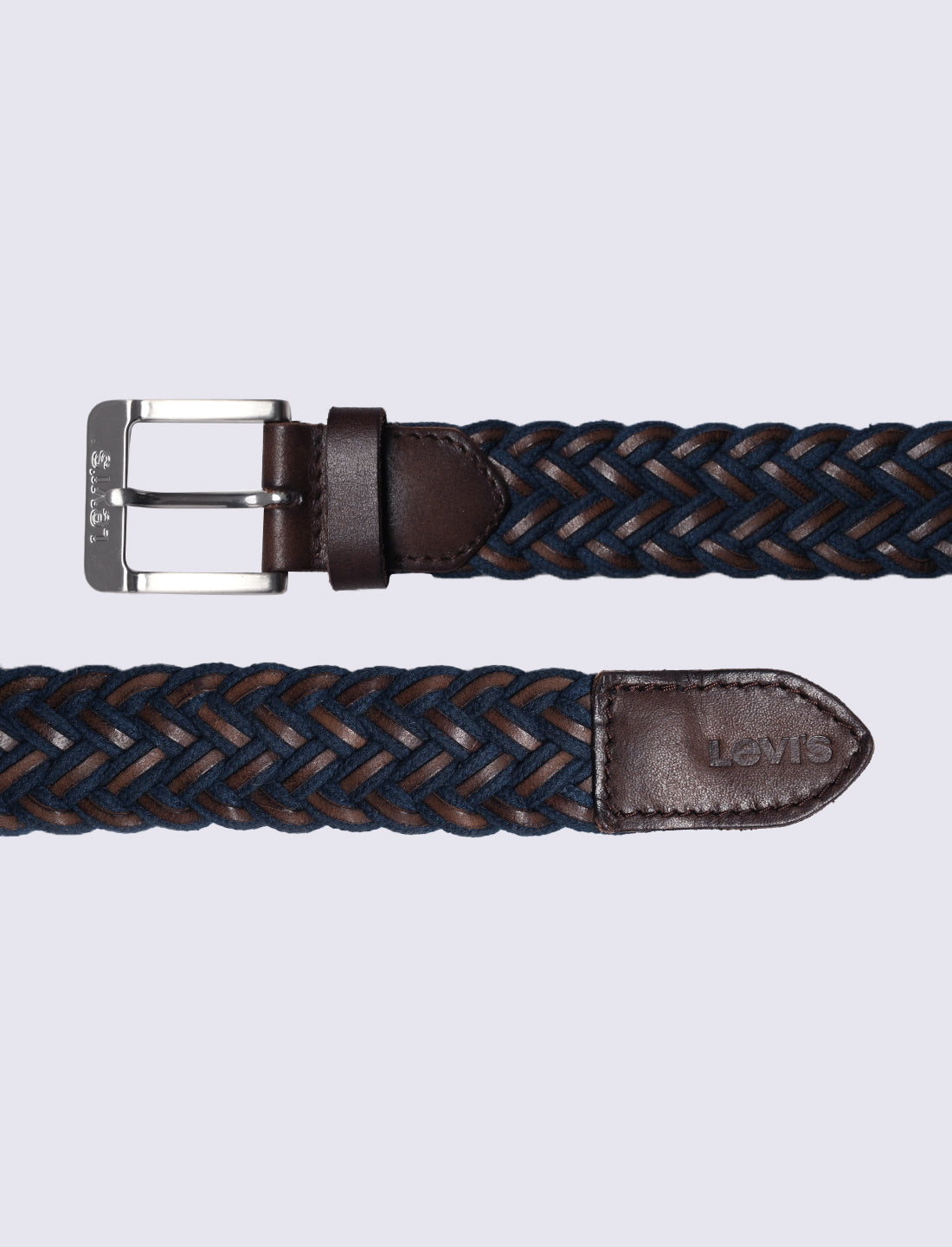Men's Brown Textured Belt - 04 View