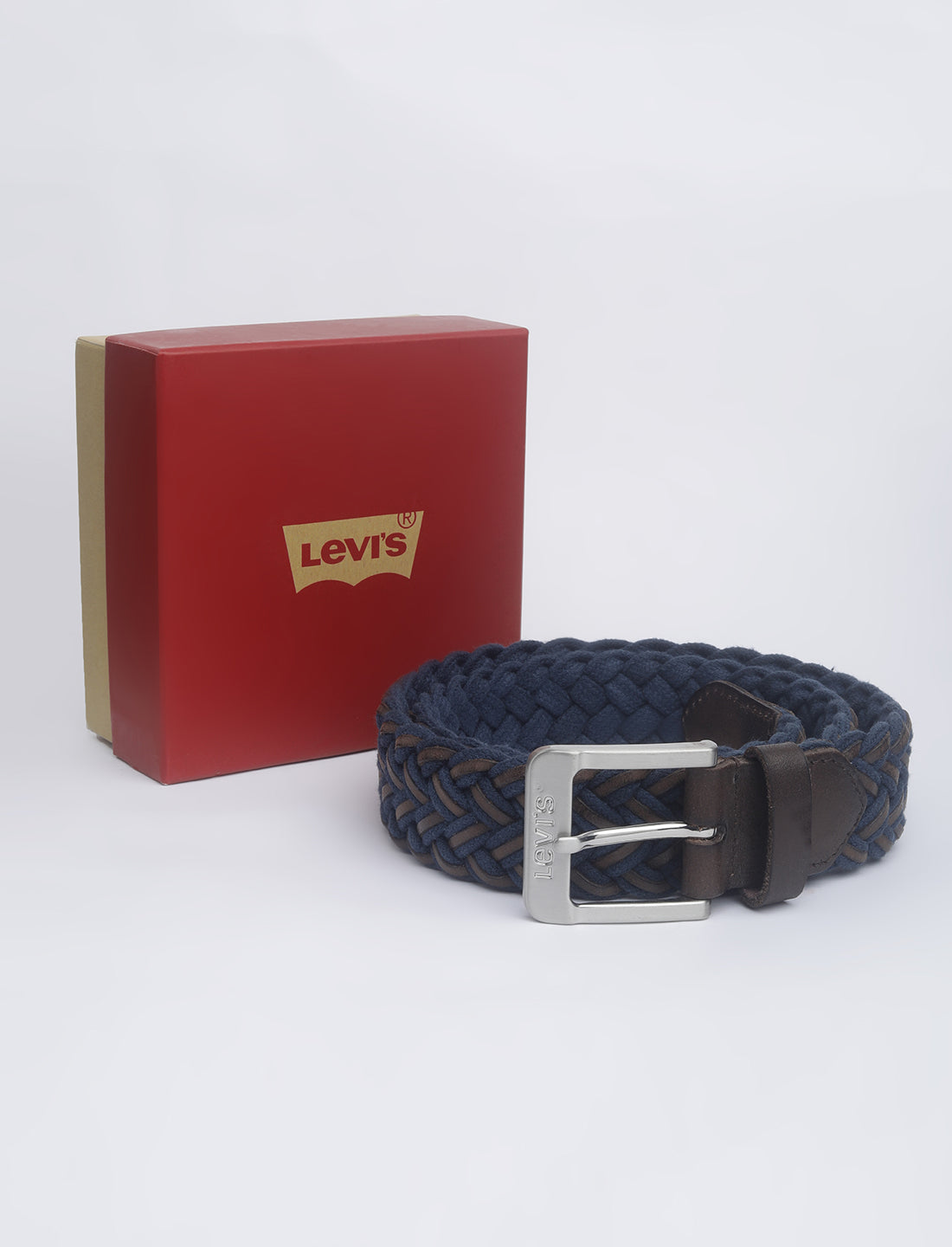 Men's Brown Textured Belt - 05 View
