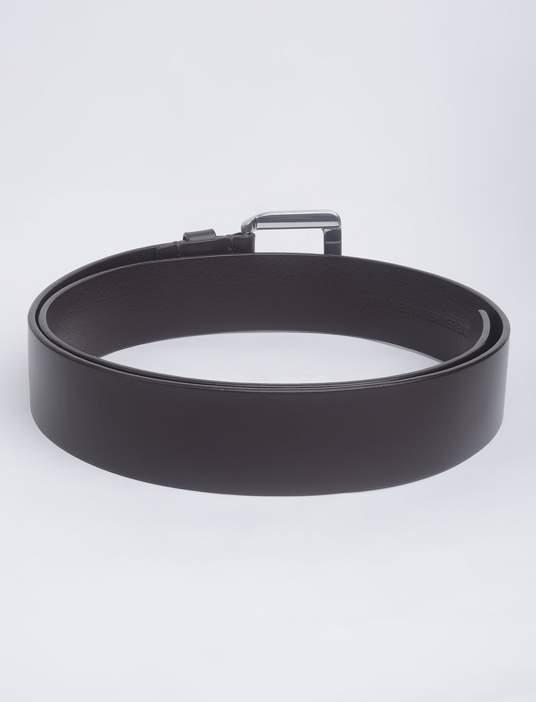 Men's Brown Solid Belt - 02 View