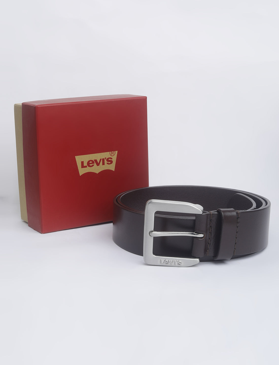 Men's Brown Solid Belt - 04 View