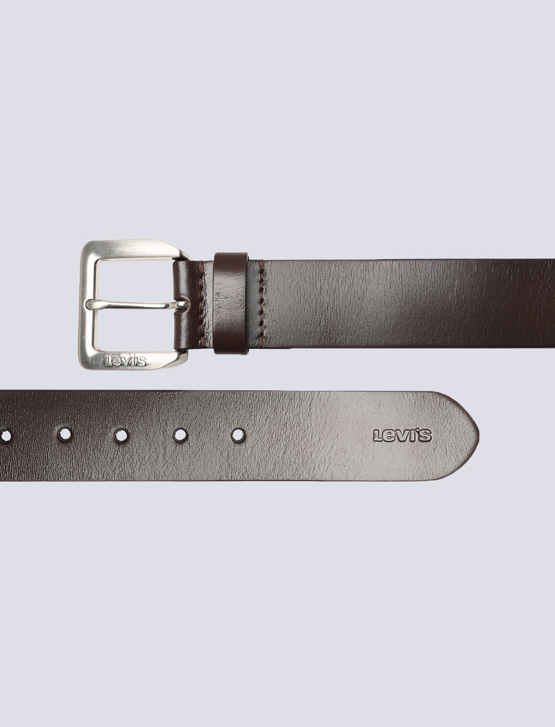 Men's Brown Solid Belt - 05 View