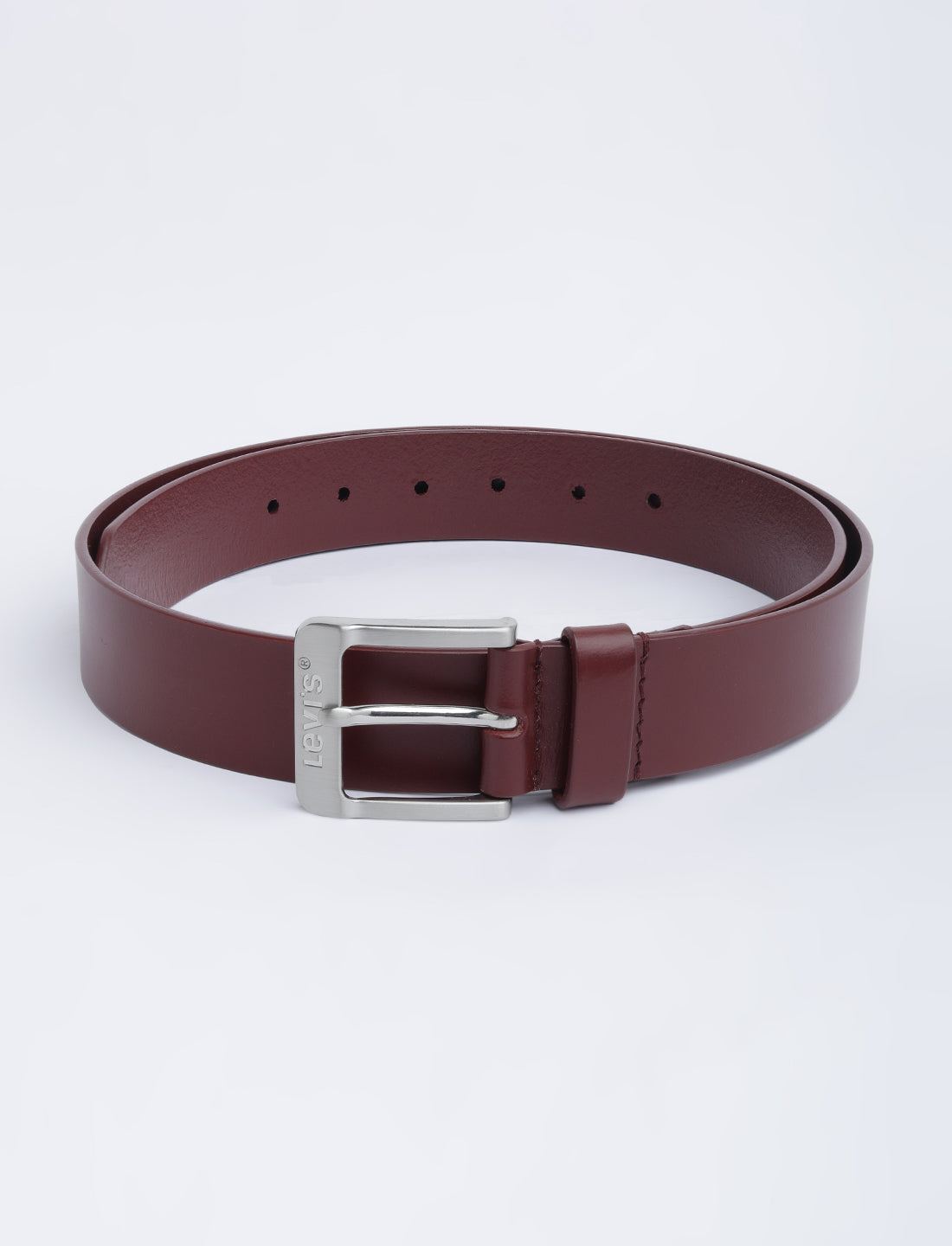 Men's Red Solid Belt - 01 View