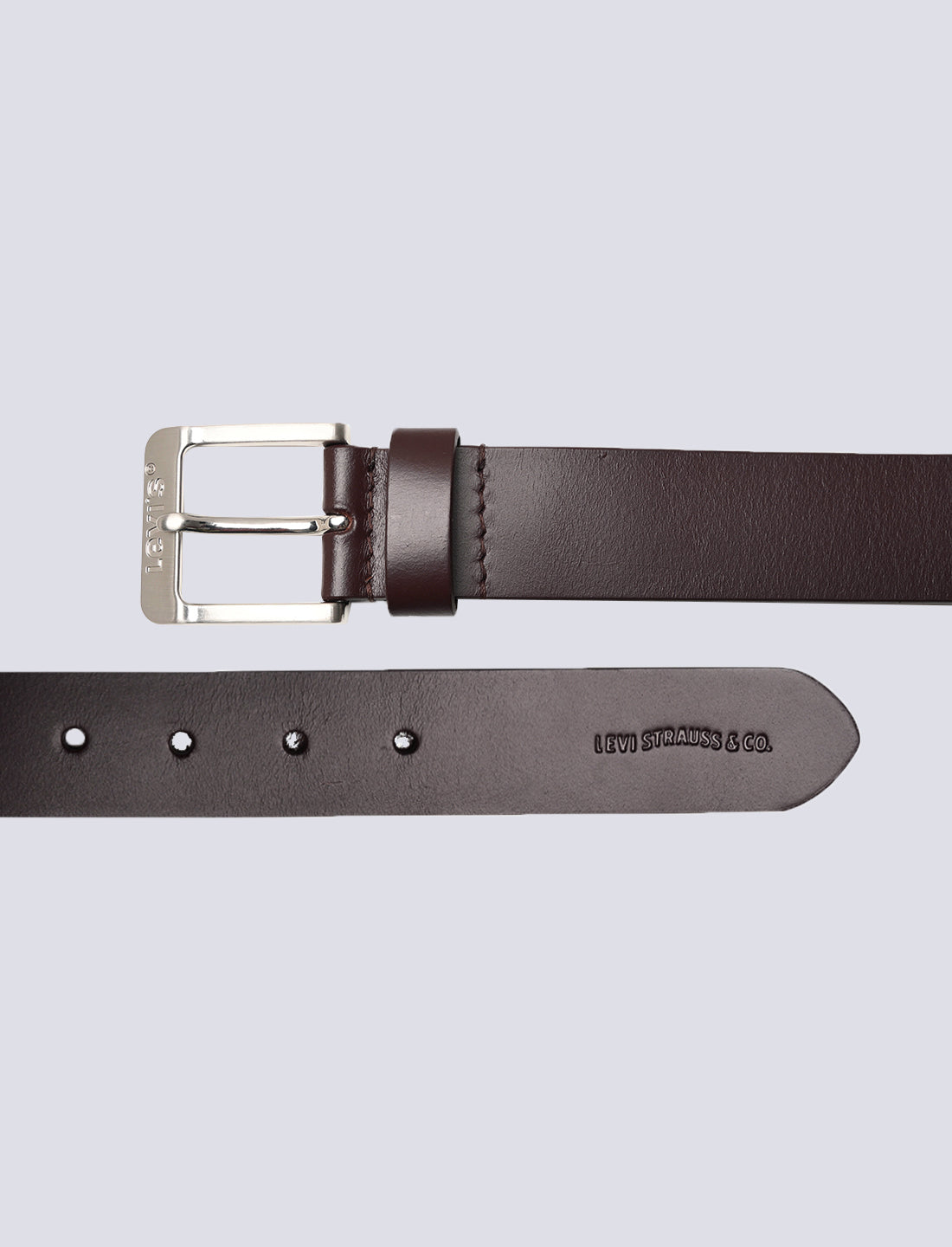 Men's Brown Solid Belt - 04 View