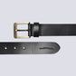 Men's Black Solid Belt - 04 View