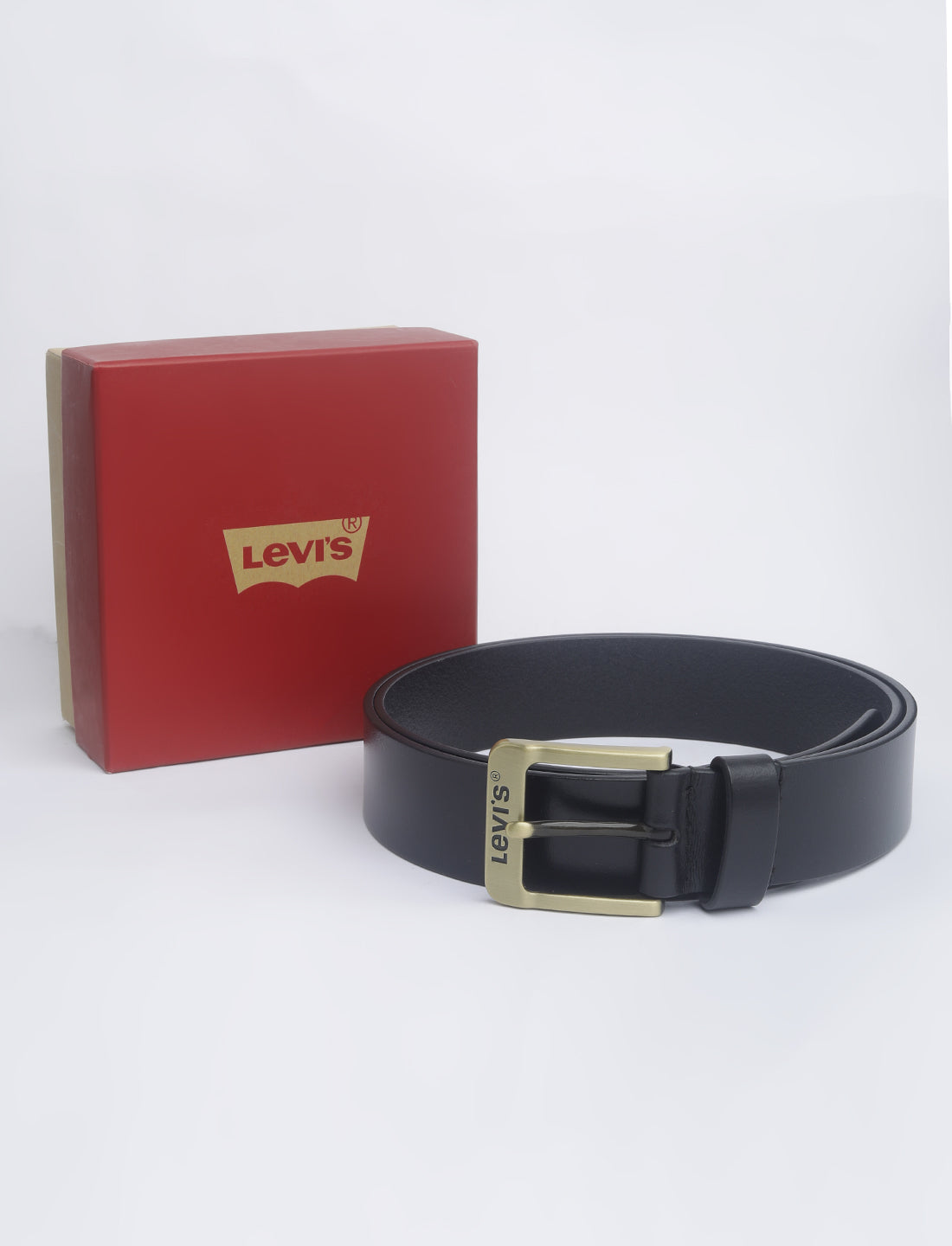 Men's Black Solid Belt - 05 View