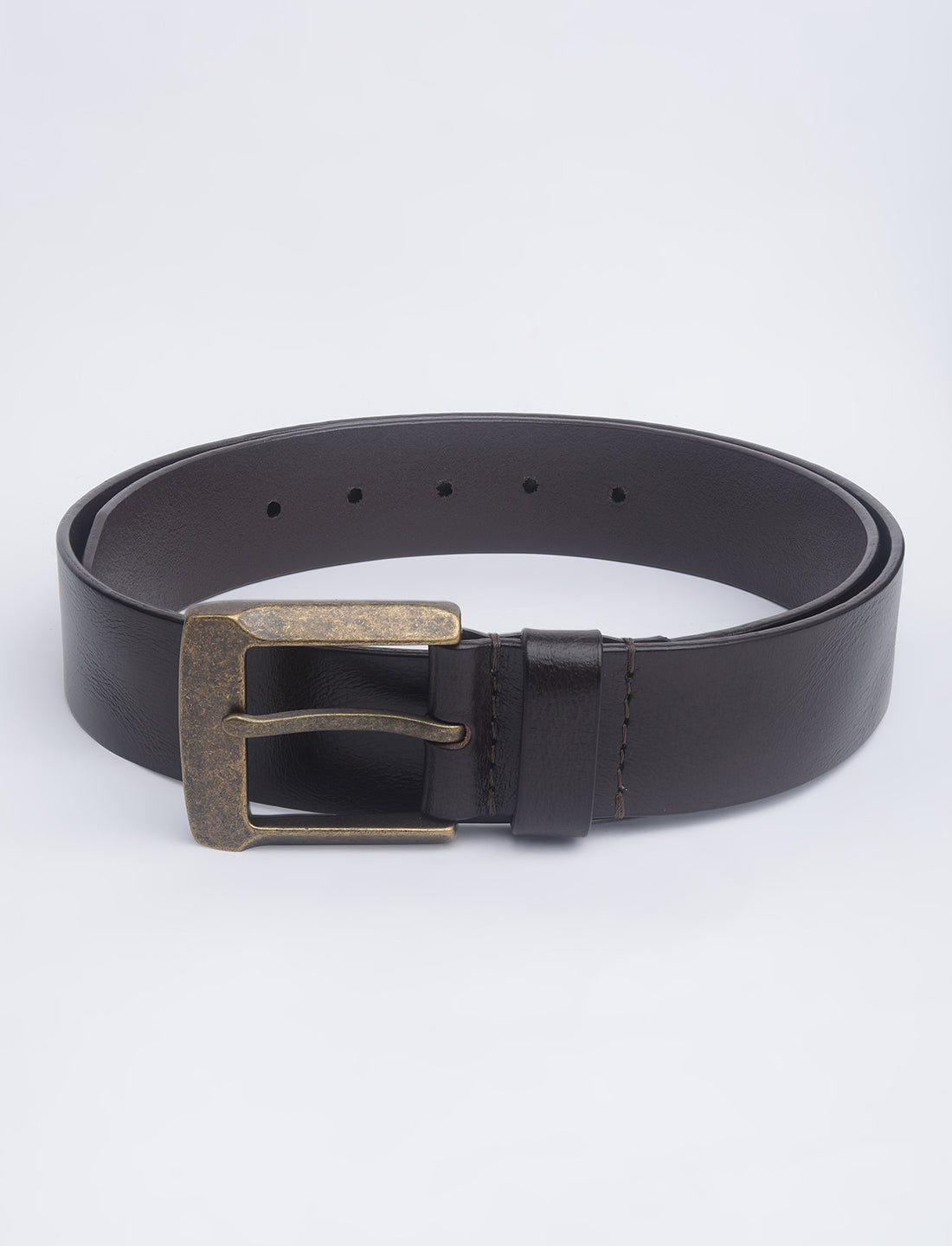 Men's Brown Solid Belt - 01 View
