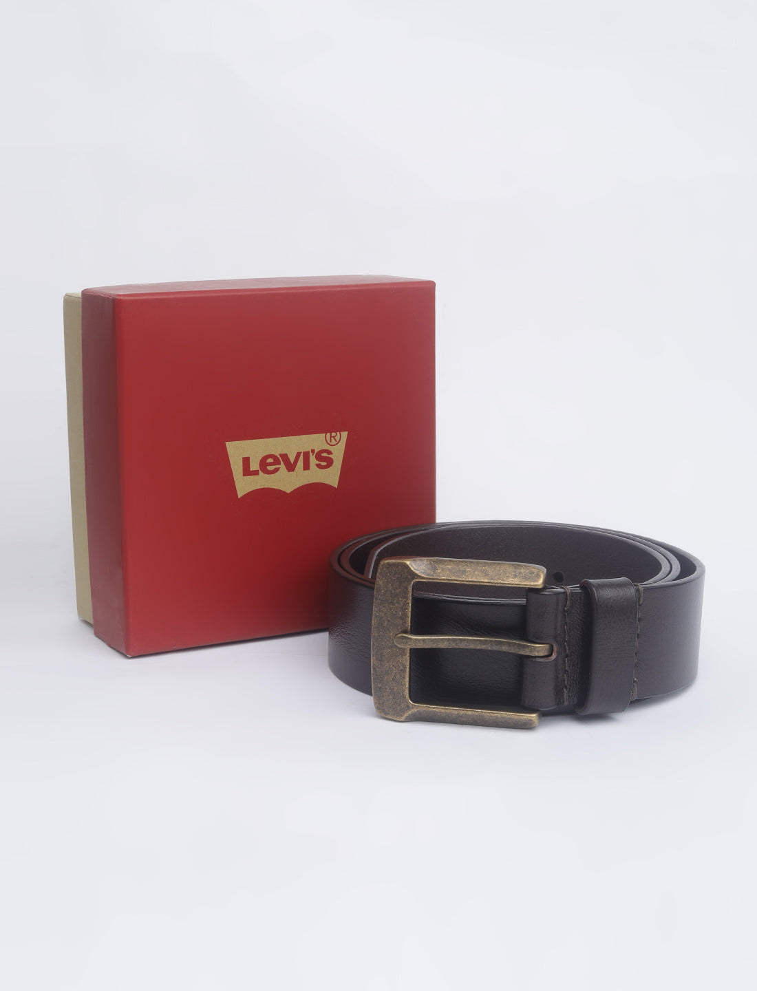 Men's Brown Solid Belt - 04 View