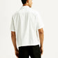 Men's Solid Relaxed Fit Resort Collar Shirt - Back View