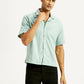 Men's Solid Relaxed Fit Resort Collar Shirt - Styleshot View