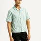 Men's Solid Relaxed Fit Resort Collar Shirt - Front View