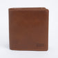Men's Tan Solid Bi-Fold Wallet - 01 View