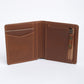 Men's Tan Solid Bi-Fold Wallet - 04 View