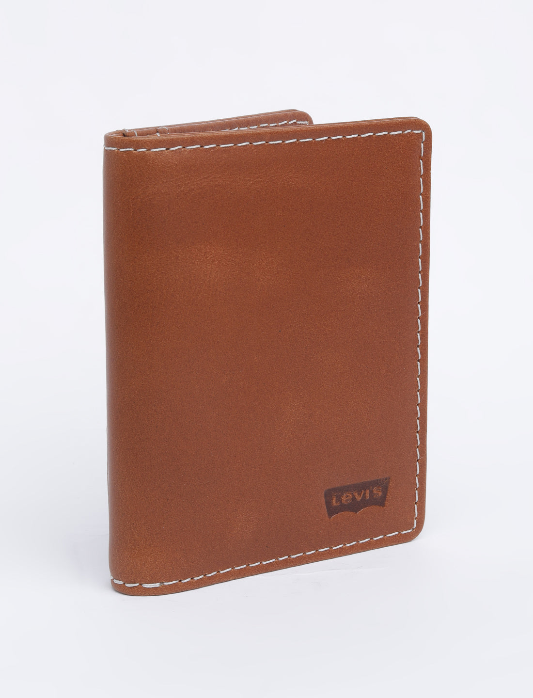 Men's Tan Solid Card Holder - 02 View
