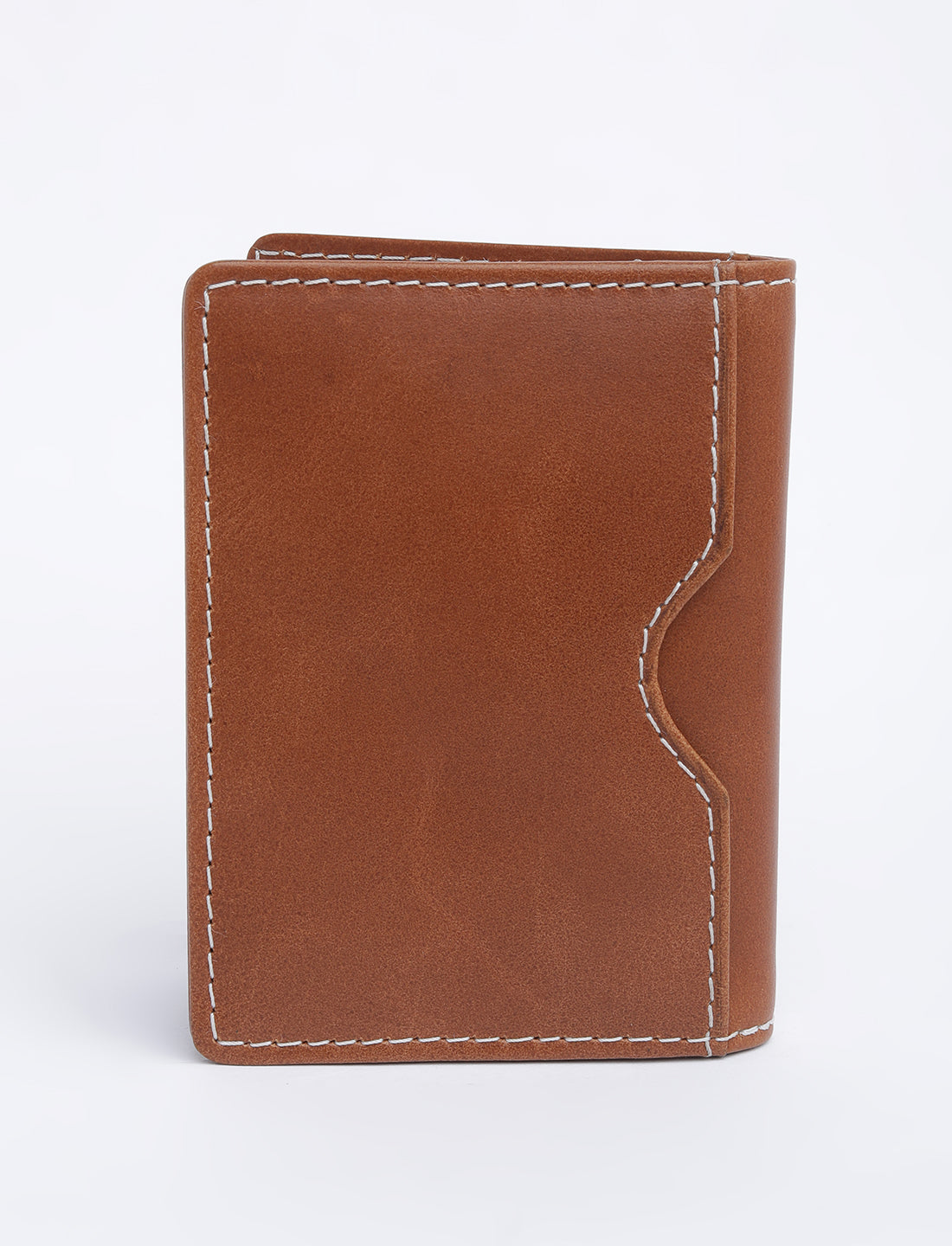 Men's Tan Solid Card Holder - 04 View