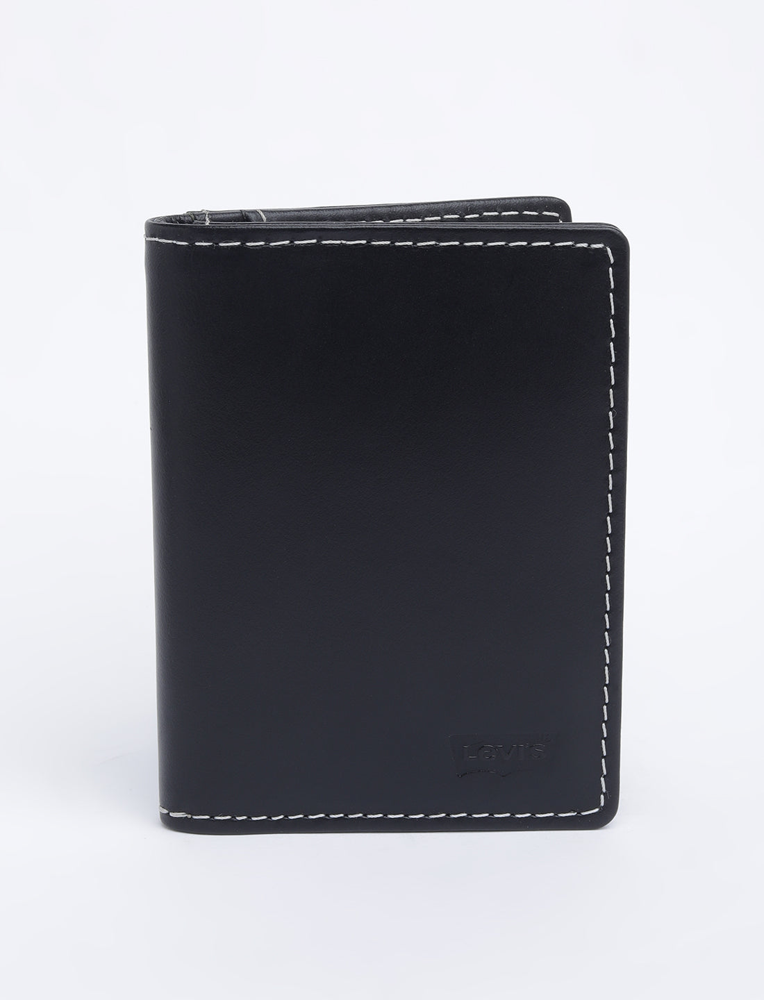 Men's Black Solid Card Holder - 01 View