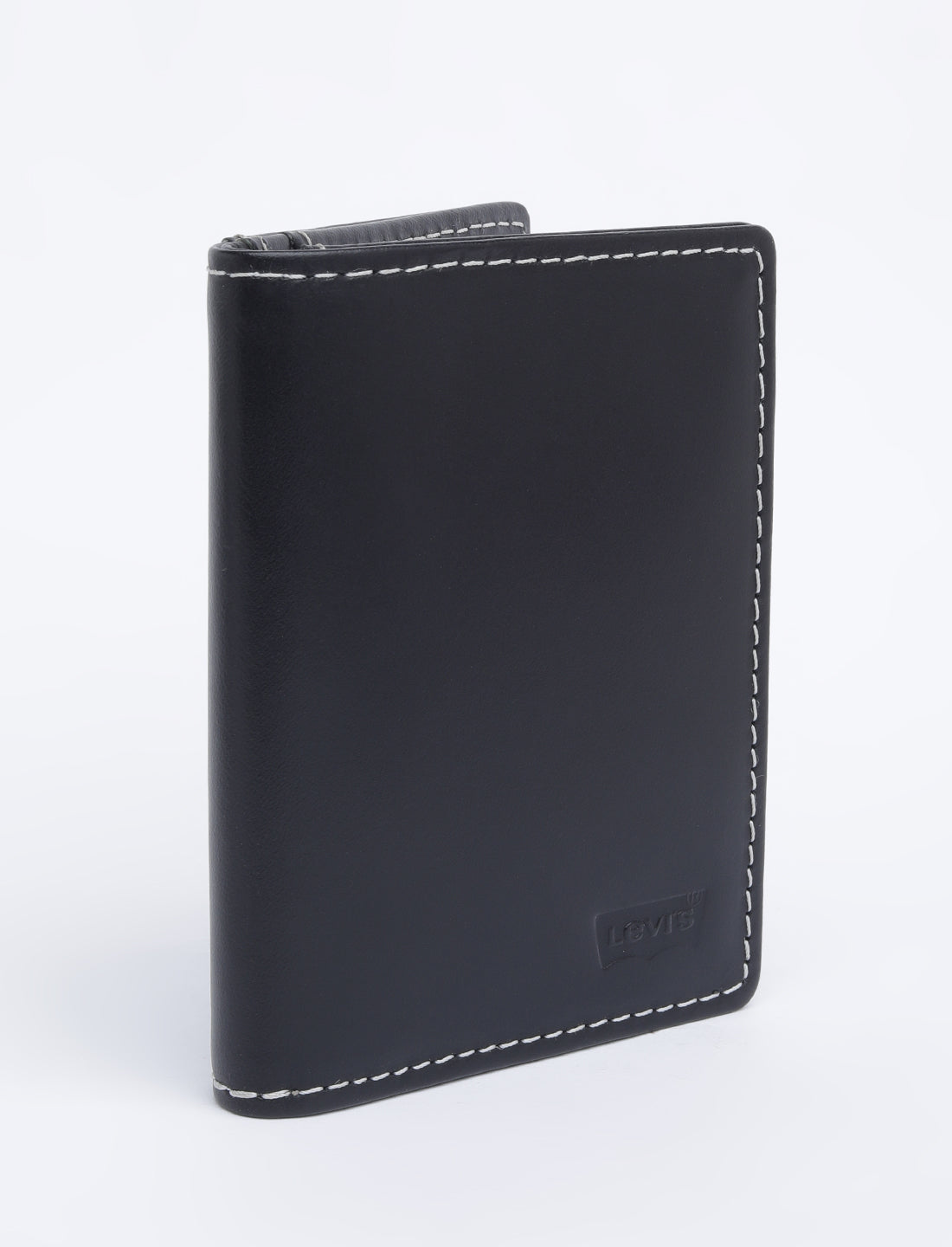 Men's Black Solid Card Holder - 02 View