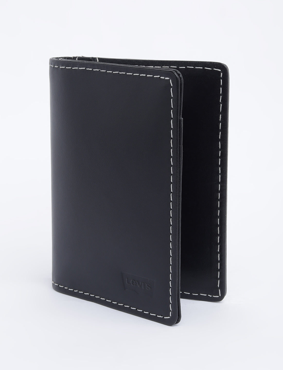 Men's Black Solid Card Holder - 03 View