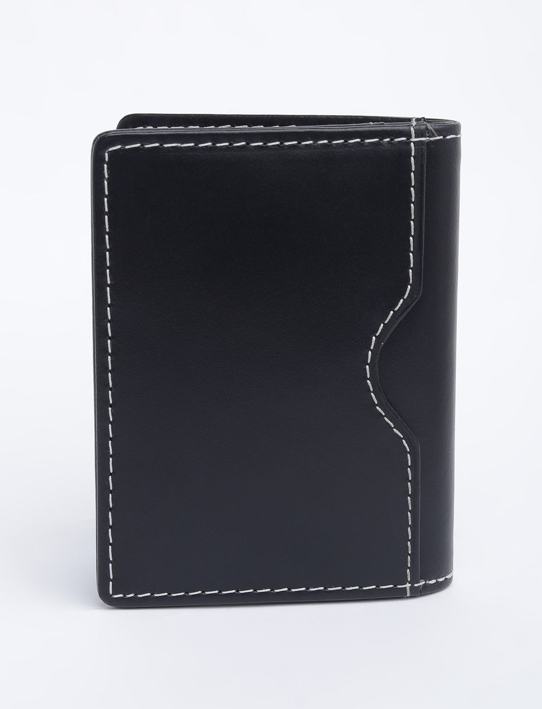 Men's Black Solid Card Holder - 04 View