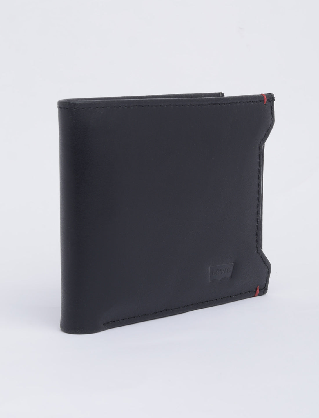 Men's Black Solid Bi-Fold Wallet - 03 View