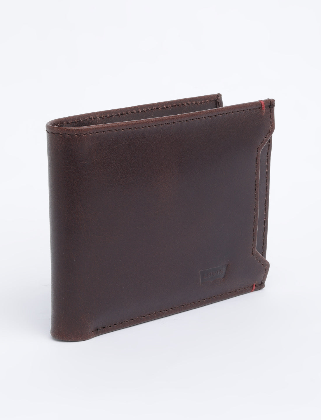 Men's Brown Solid Bi-Fold Wallet - 02 View
