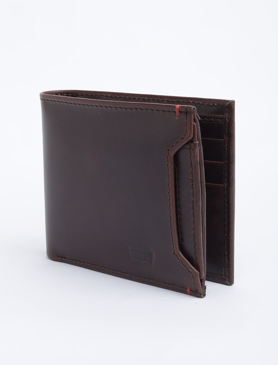 Men's Brown Solid Bi-Fold Wallet - 03 View