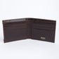 Men's Brown Solid Bi-Fold Wallet - 04 View
