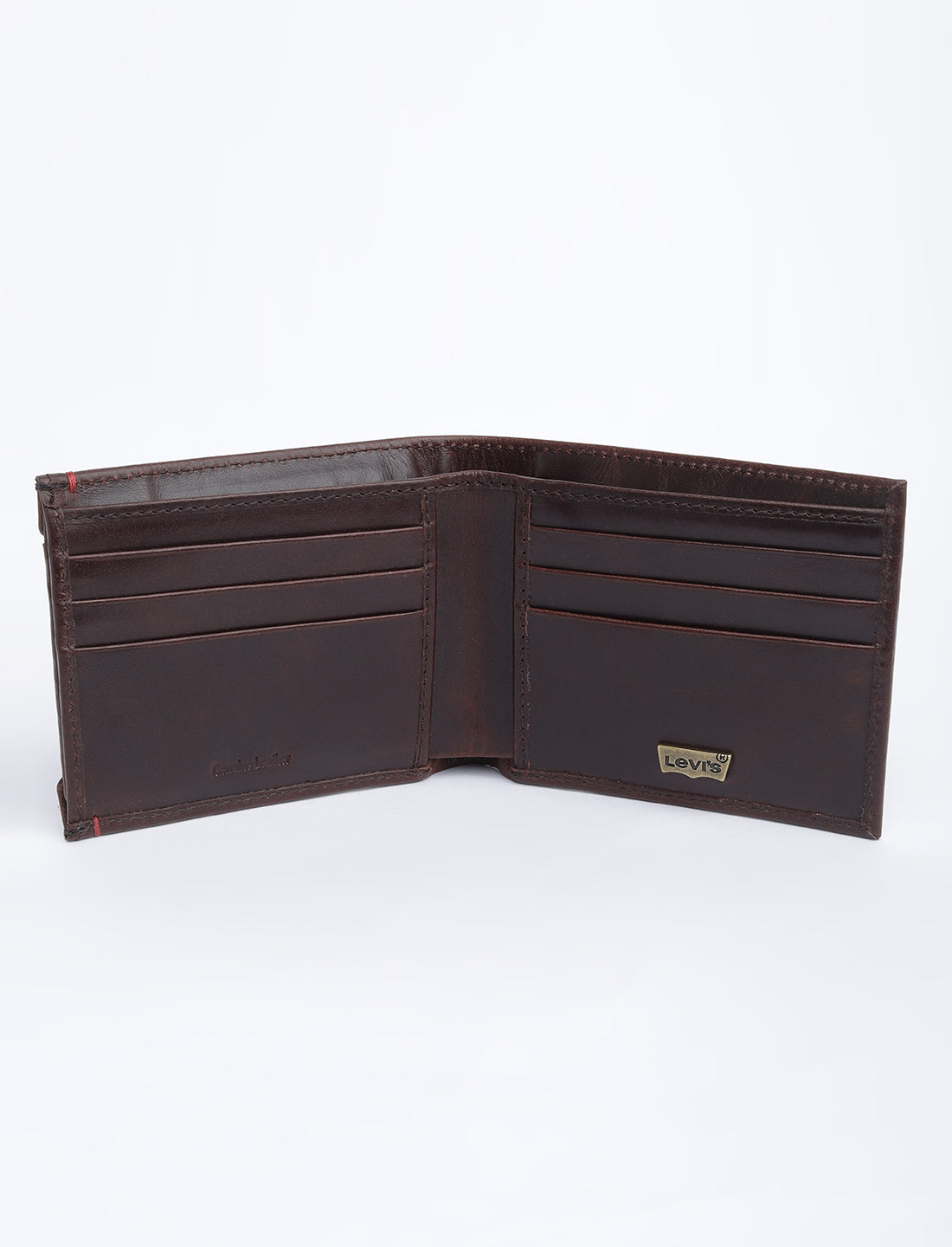 Men's Brown Solid Bi-Fold Wallet - 04 View