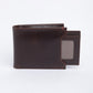 Men's Brown Solid Bi-Fold Wallet - 08 View