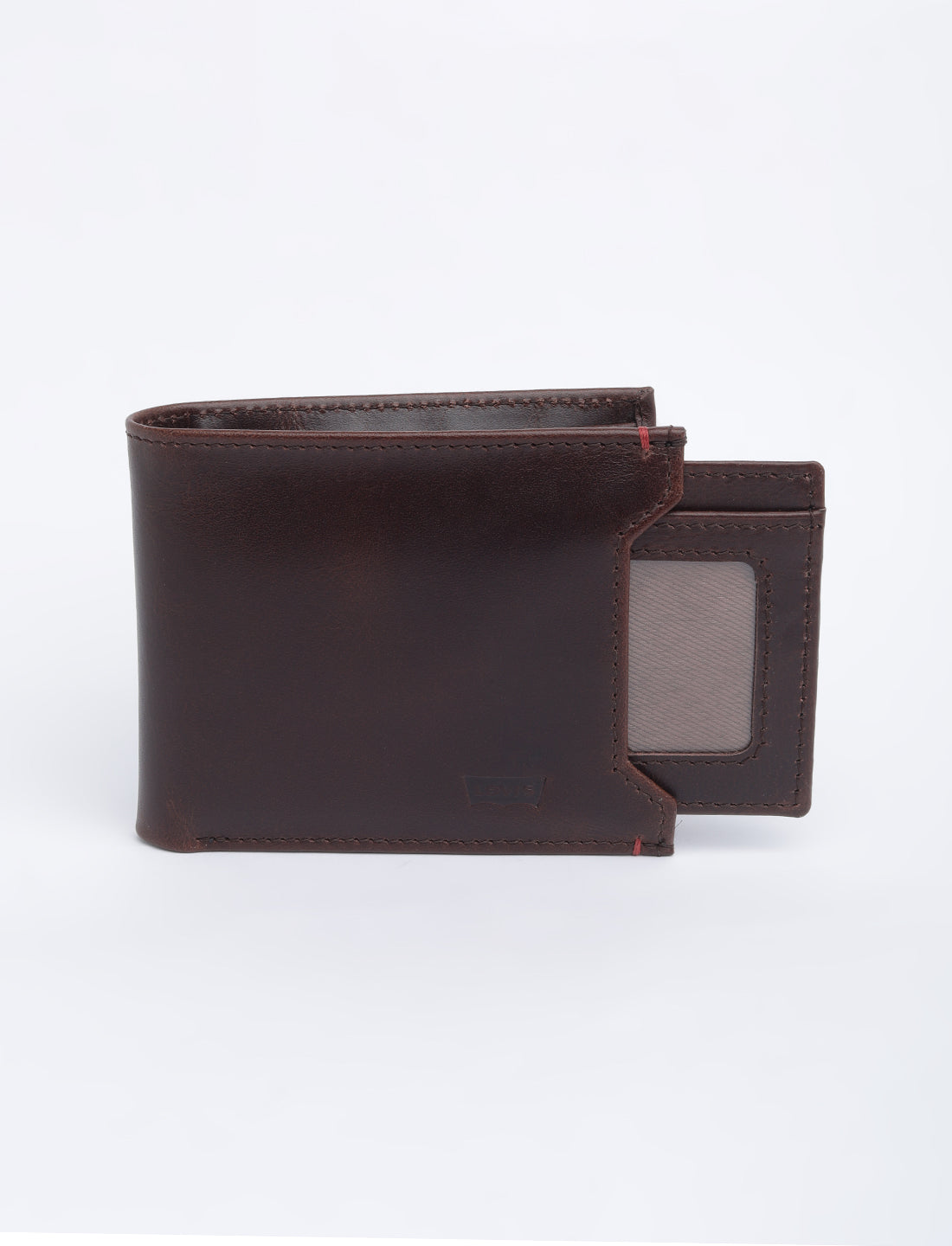 Men's Brown Solid Bi-Fold Wallet - 08 View
