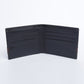 Men's Black Colorblock Bi-Fold Wallet - 04 View