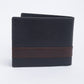 Men's Black Colorblock Bi-Fold Wallet - 05 View