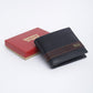 Men's Black Colorblock Bi-Fold Wallet - 06 View