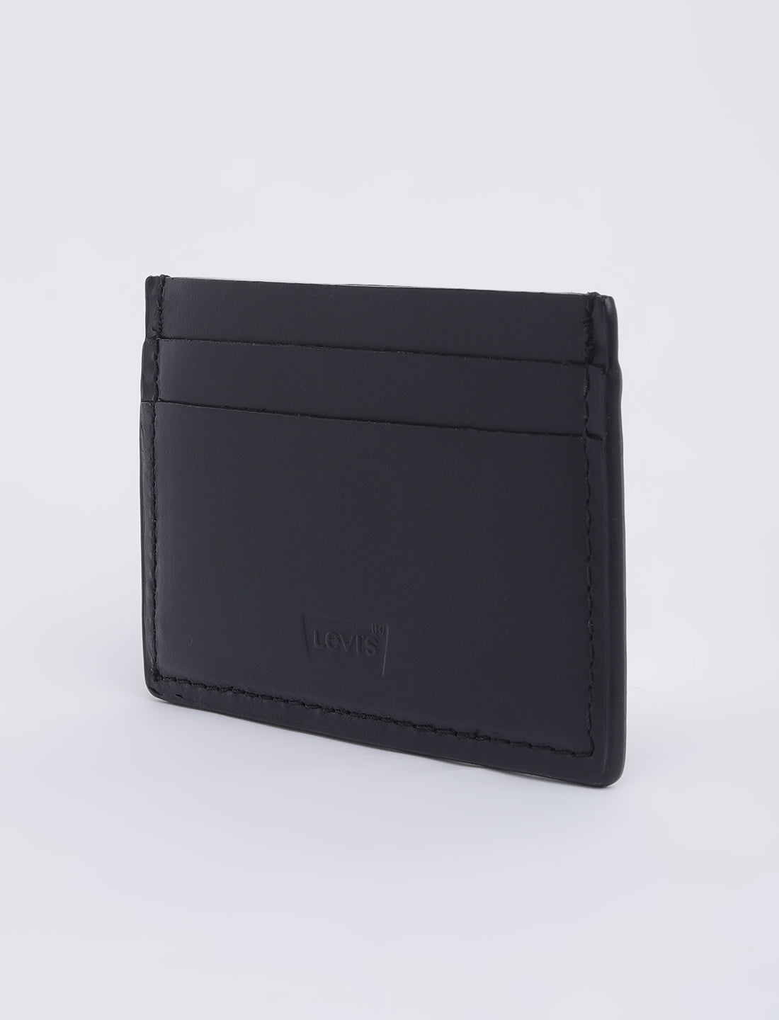 Men's Black Solid Card Holder - 03 View