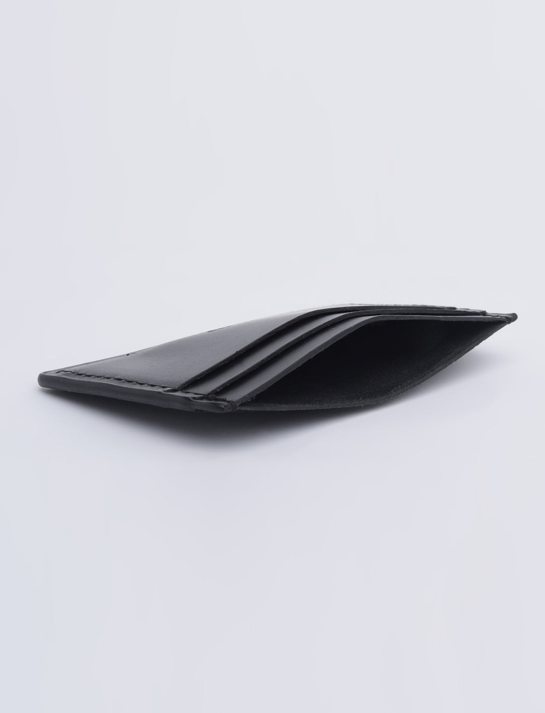 Men's Black Solid Card Holder - 05 View