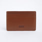 Men's Tan Solid Card Holder - 01 View