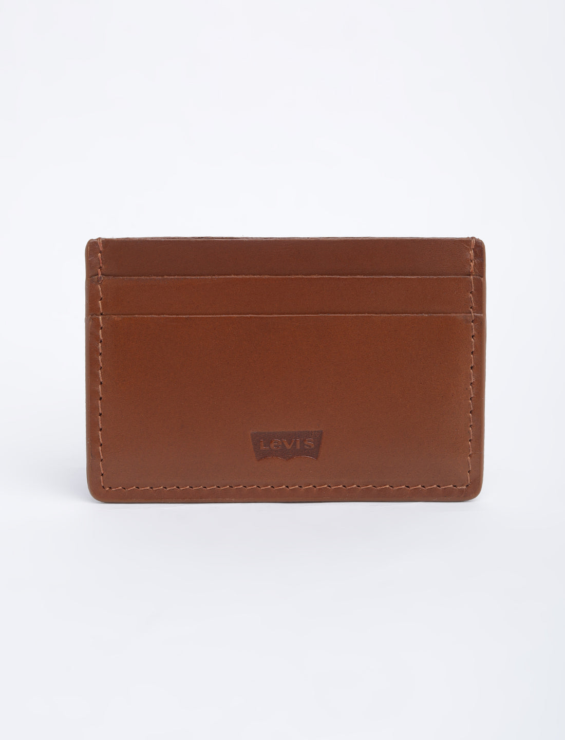 Men's Tan Solid Card Holder - 01 View