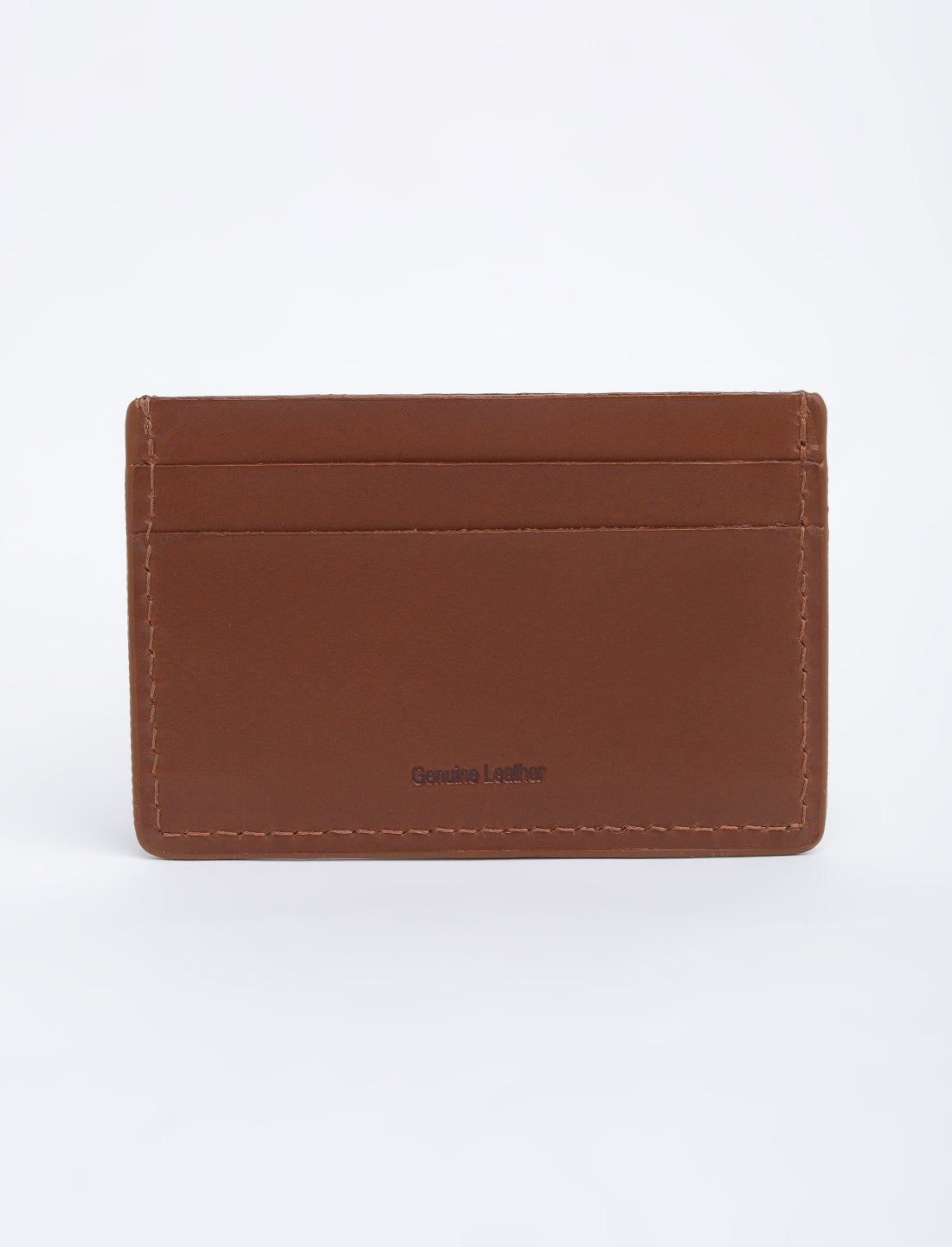 Men's Tan Solid Card Holder - 04 View